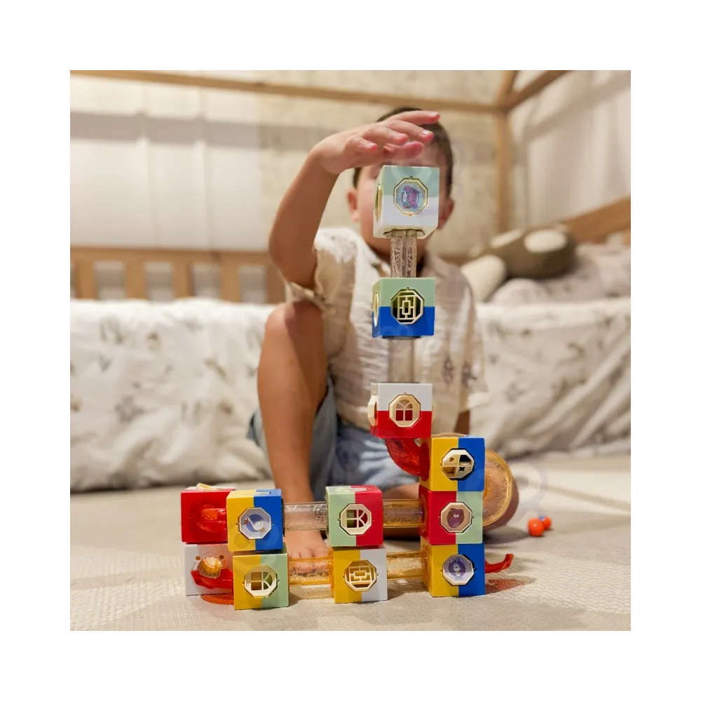 WOOPIE Tor Kulkowy Kulodrom Zestaw Konstrukcyjny Klocki 3D