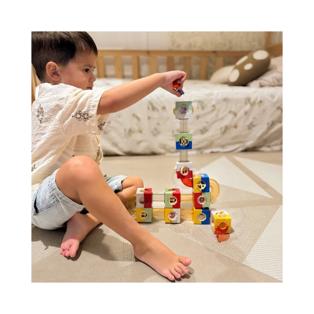 WOOPIE Tor Kulkowy Kulodrom Zestaw Konstrukcyjny Klocki 3D