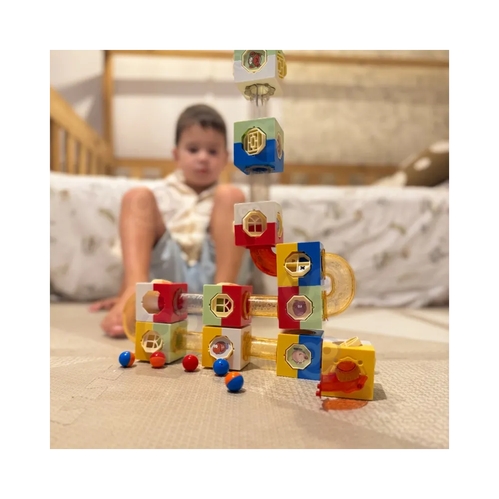 WOOPIE Tor Kulkowy Kulodrom Zestaw Konstrukcyjny Klocki 3D