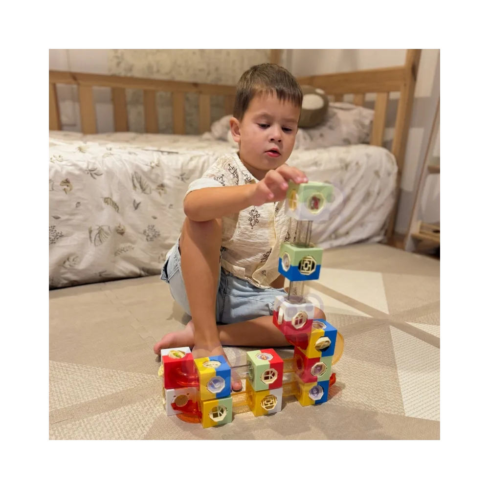 WOOPIE Tor Kulkowy Kulodrom Zestaw Konstrukcyjny Klocki 3D