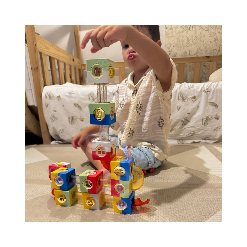 WOOPIE Tor Kulkowy Kulodrom Zestaw Konstrukcyjny Klocki 3D