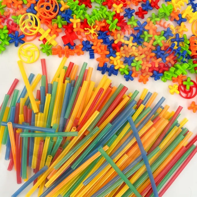 Zestaw klocków do kreatywnego budowania dla dzieci