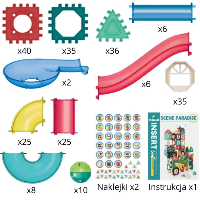 Edukacyjne klocki rozwijające wyobraźnię i logiczne myślenie