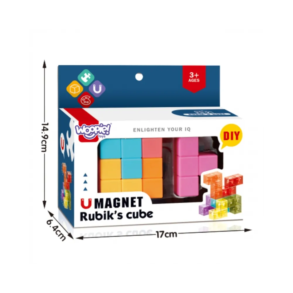 WOOPIE Układanka Kostka Magnetyczna Tetris