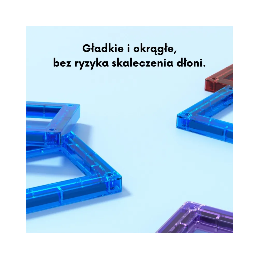 WOOPIE Klocki Magnetyczne Konstrukcyjne 3D Zestaw Edukacyjny Nauka Liczenia 70 el.