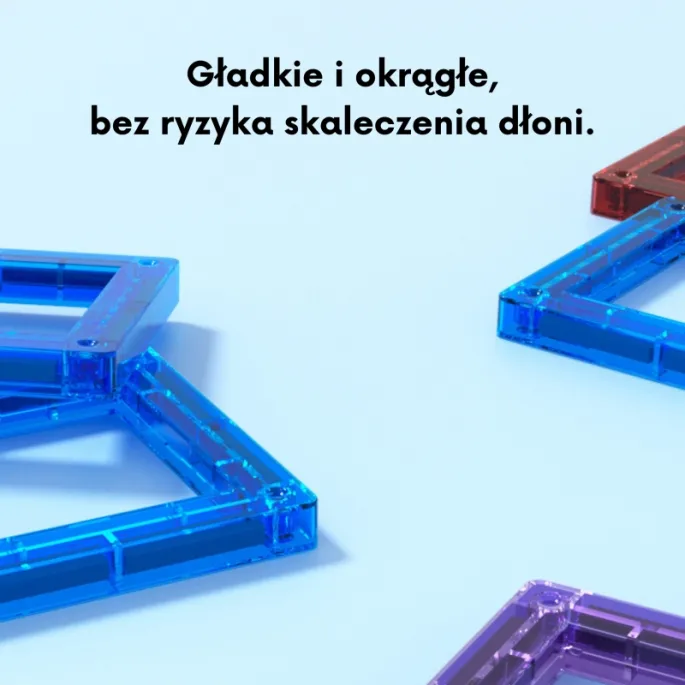 Edukacyjne magnetyczne klocki dla dzieci od 3 lat
