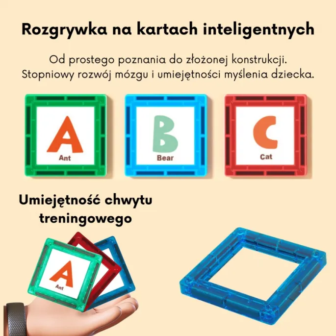 Zestaw klocków do nauki alfabetu