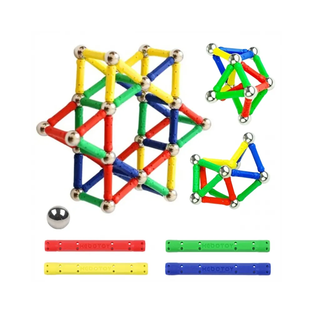 WOOPIE Klocki Magnetyczne Konstrukcyjne 3D 58 el.