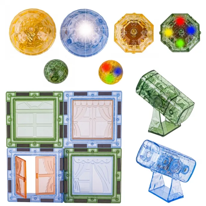 Magnetyczne klocki do zabawy w ciemności