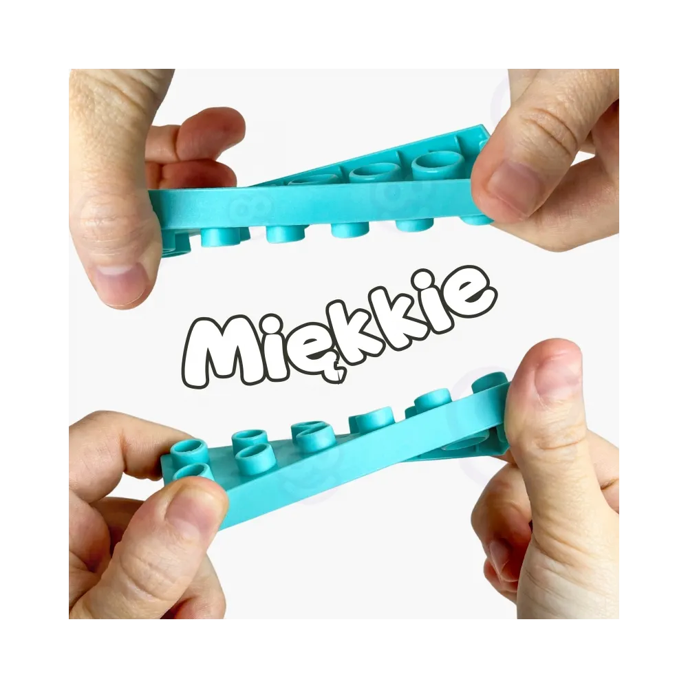 WOOPIE Klocki Soft Blocks Zestaw 99 Elementów w Pudełku