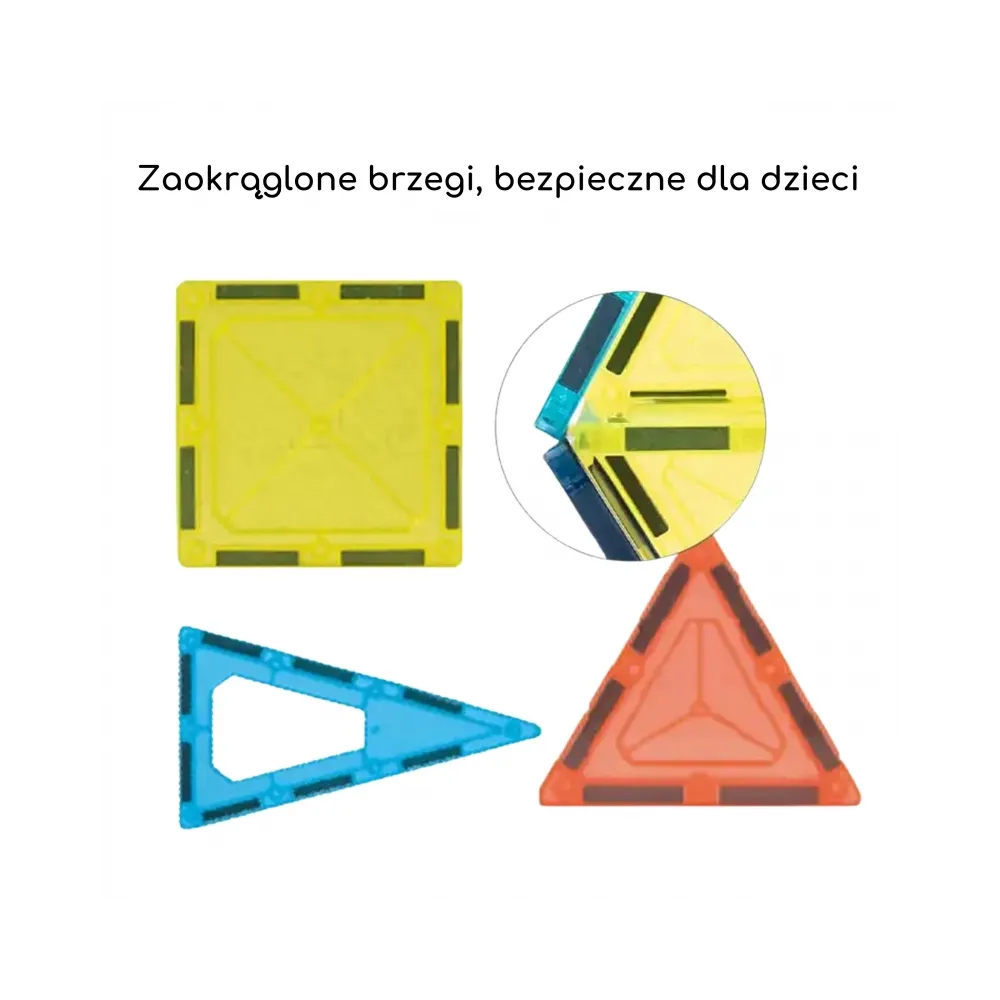 WOOPIE Magnetyczne Klocki Konstrukcyjne 7,5 cm Parking 112 el