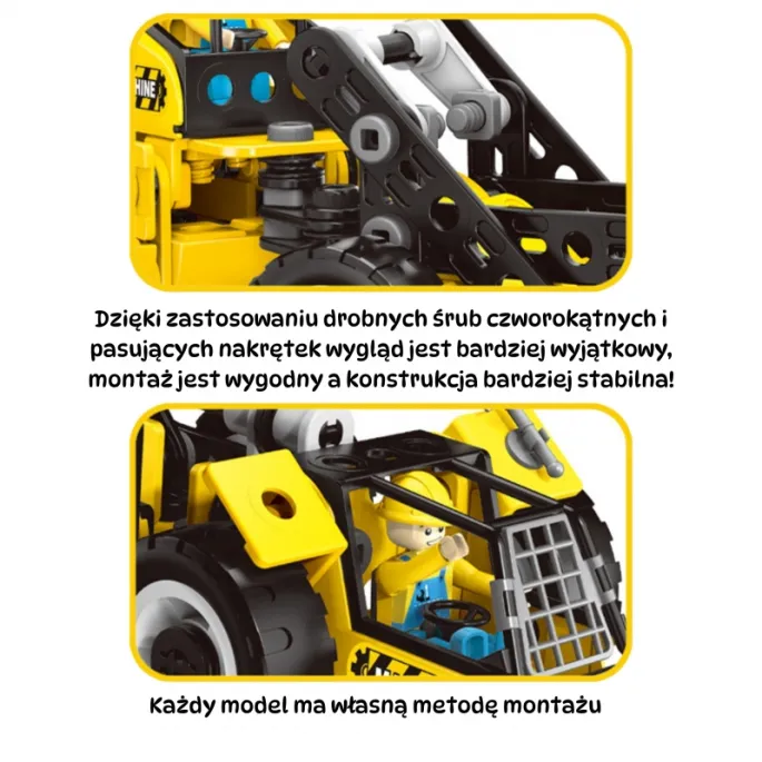 Zestaw Woopie z figurkami budowlańców