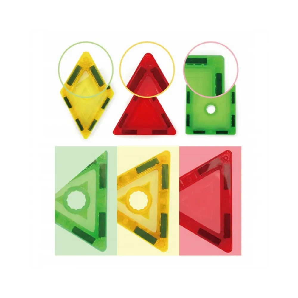 WOOPIE Klocki Magnetyczne 3D Edukacyjne Panele Dla Dzieci