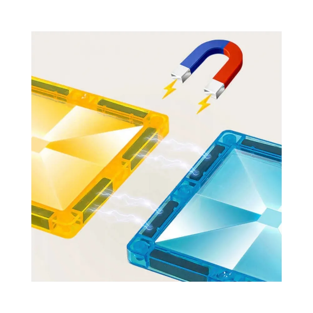 WOOPIE Klocki Magnetyczne 3D Zestaw Komisariat Policji 42el.