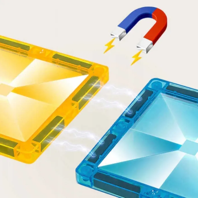 Magnetyczne klocki do budowy komisariatu