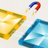 WOOPIE Klocki Magnetyczne 3D Zestaw Komisariat Policji 42el.