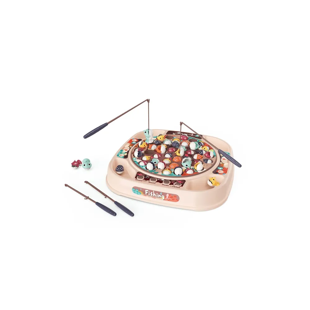 WOOPIE Gra Łowienie Rybek Zestaw 4 Wędki 50 el.