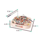 WOOPIE Gra Łowienie Rybek Zestaw 4 Wędki 50 el.