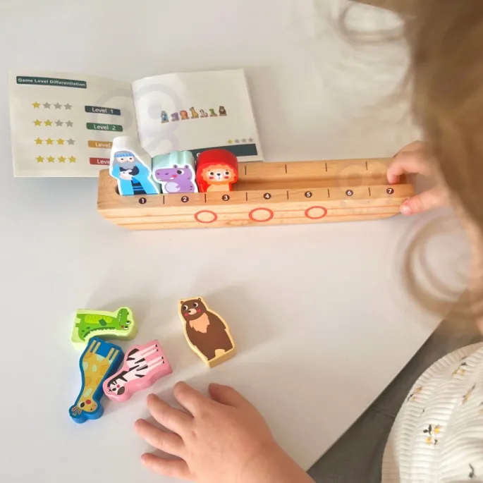 Bezpieczna zabawka drewniana dla dzieci