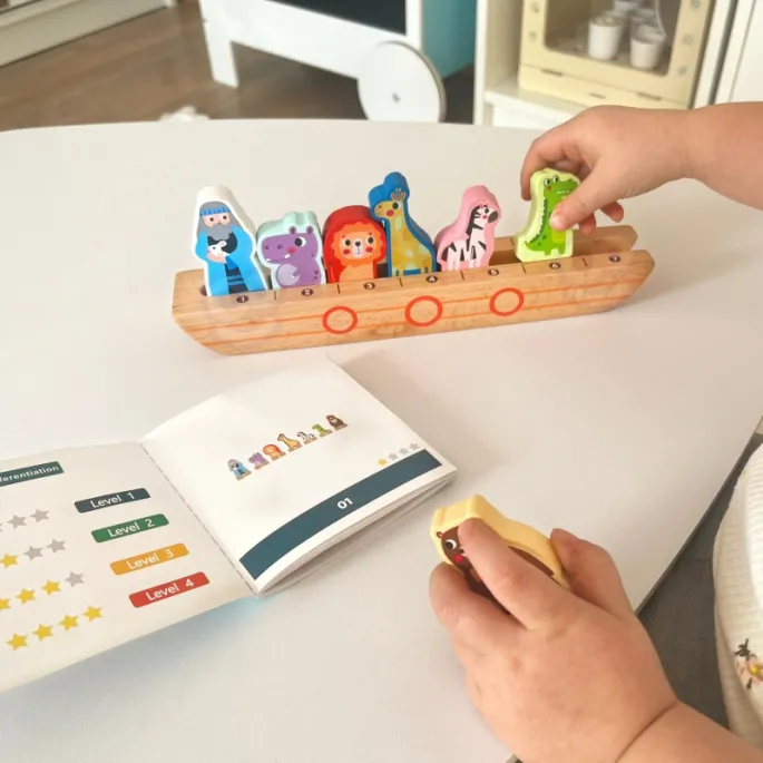 Układanka rozwijająca spostrzegawczość u maluchów