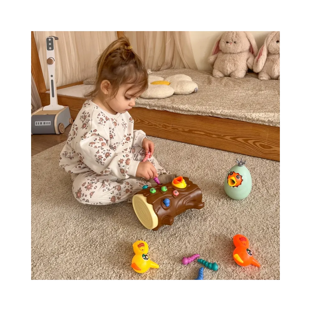 WOOPIE Gra Zręcznościowa Złap Robaczka + Skarbonka Wańka Wstańka Jajko