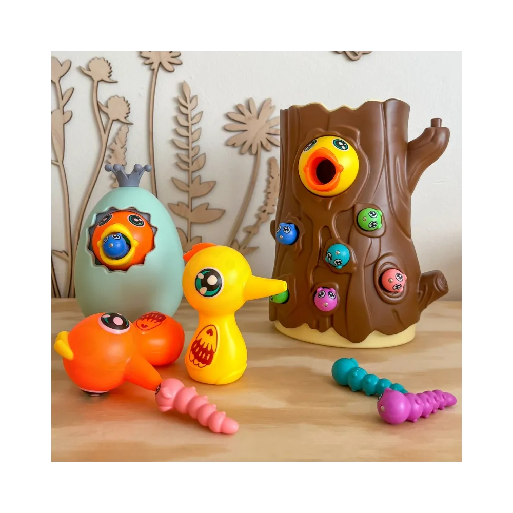 WOOPIE Gra Zręcznościowa Złap Robaczka + Skarbonka Wańka Wstańka Jajko