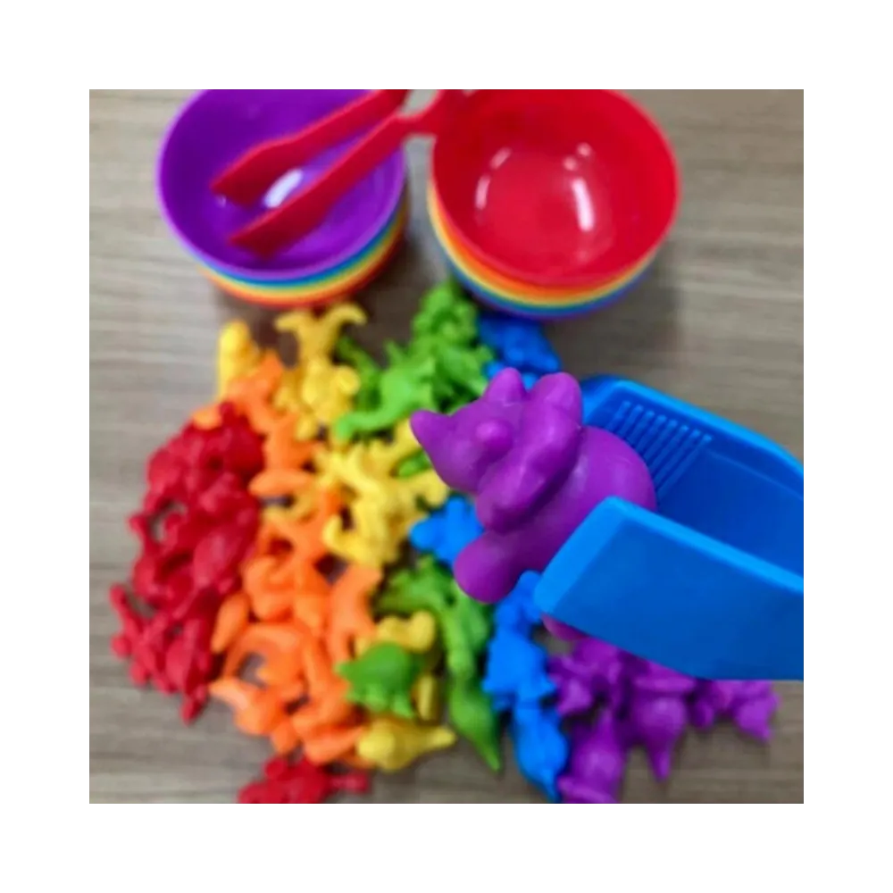 WOOPIE Gra Edukacyjna Montessori Sorter Kolorów Morska Kraina 64 el.