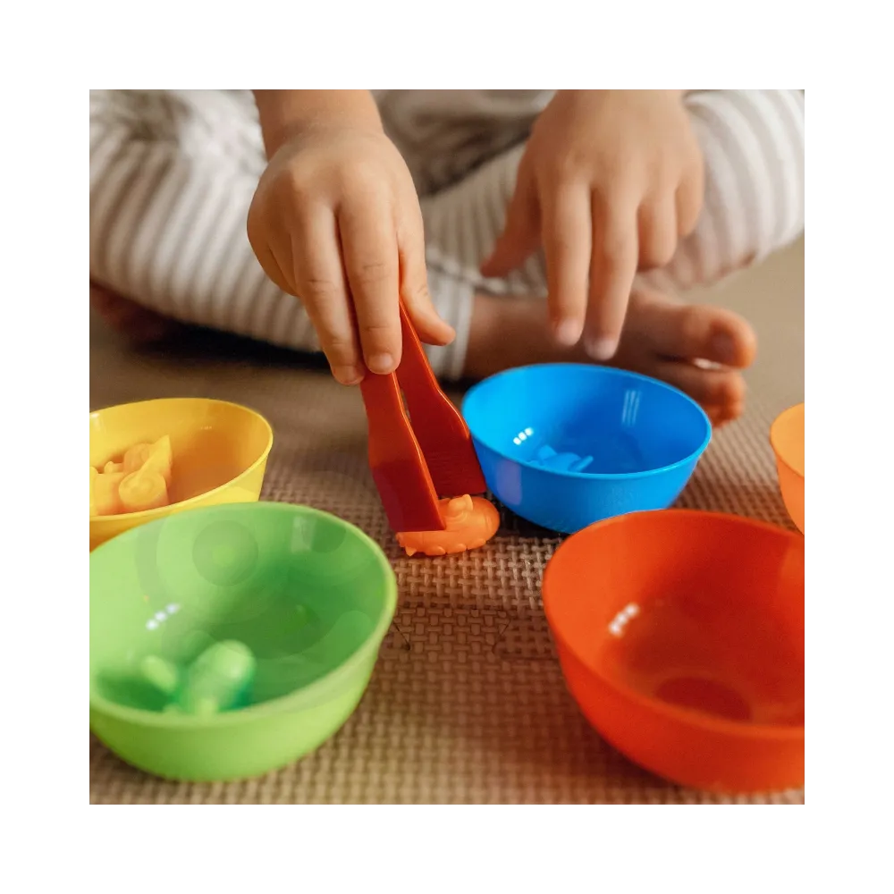 WOOPIE Gra Edukacyjna Montessori Sorter Kolorów Pojazdy 44 el.