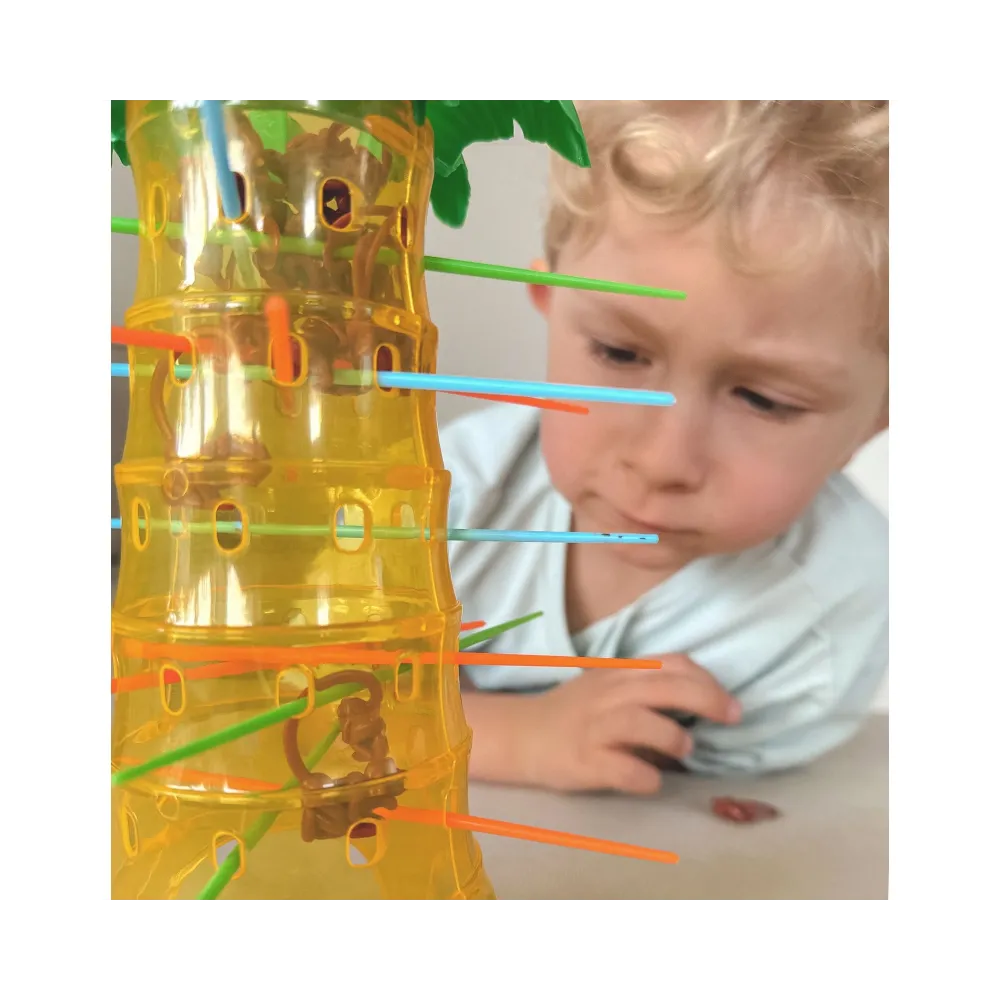 Kolorowa gra zręcznościowa Upadające Małpki dla całej rodziny