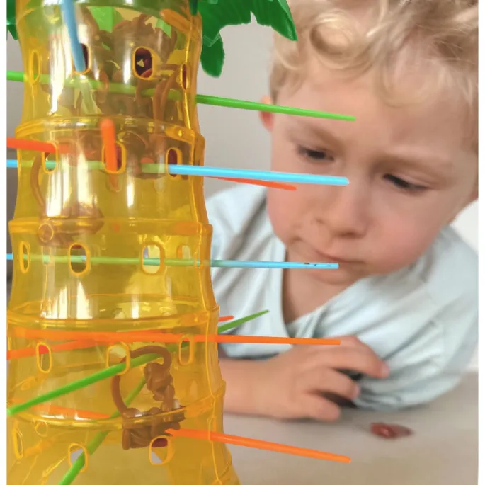 Kolorowa gra zręcznościowa Upadające Małpki dla całej rodziny