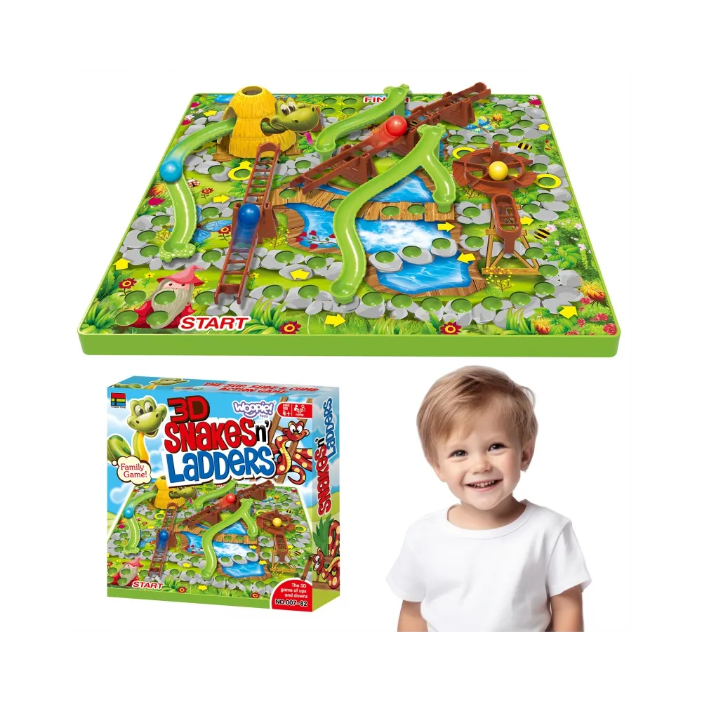 Gra planszowa Drabiny i Węże dla dzieci