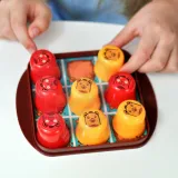 Plansza z kartami i dzwonkiem WOOPIE IQ gra edukacyjna