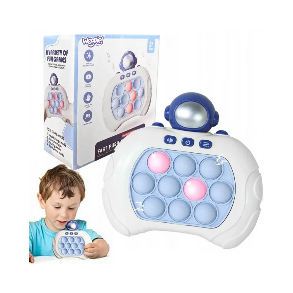 WOOPIE Gra POP IT Interaktywny Antystresowa Zręcznościowa Astronauta