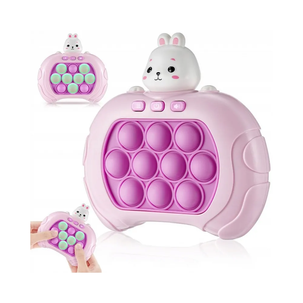 WOOPIE Gra POP IT Interaktywna Antystresowa Zręcznościowa Królik