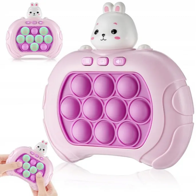 Radość z gry Pop It Królik, idealna dla dzieci od 3 lat.