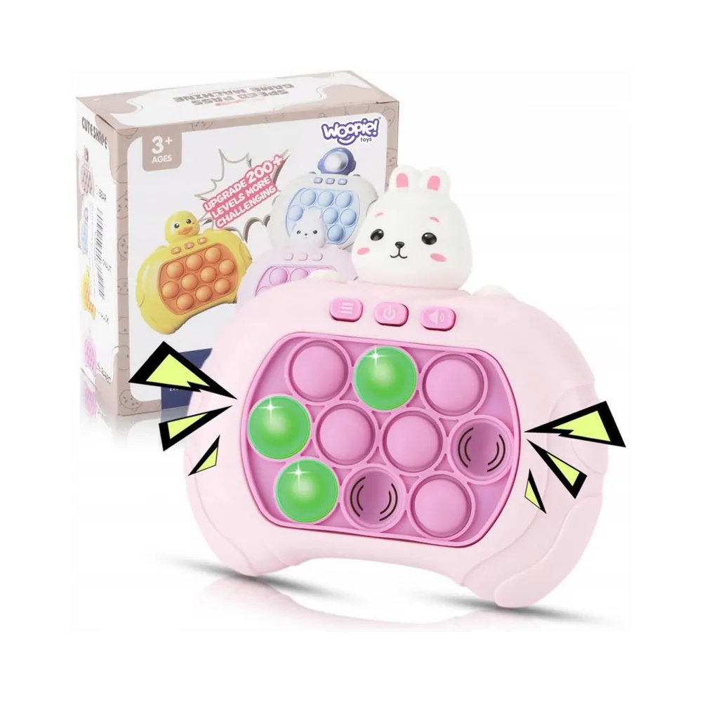 WOOPIE Gra POP IT Interaktywna Antystresowa Zręcznościowa Królik