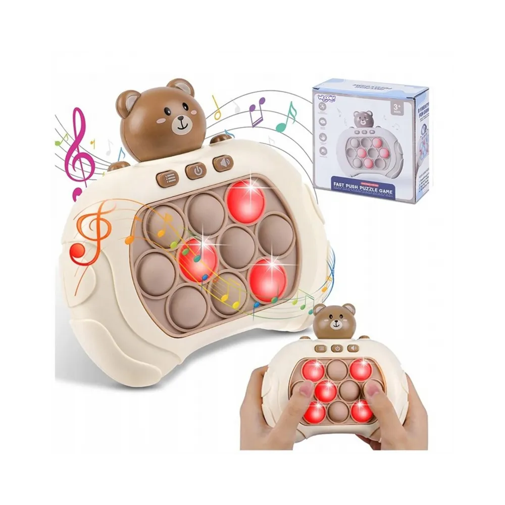 WOOPIE Gra POP IT Interaktywna Antystresowa Zręcznościowa Miś