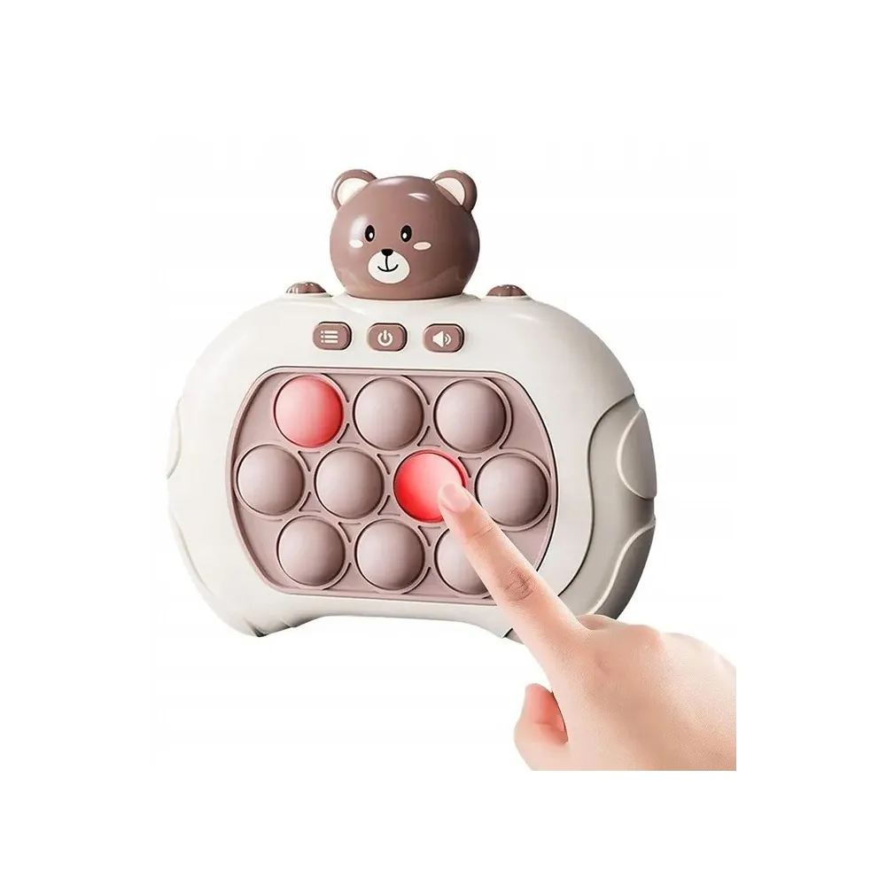 WOOPIE Gra POP IT Interaktywna Antystresowa Zręcznościowa Miś