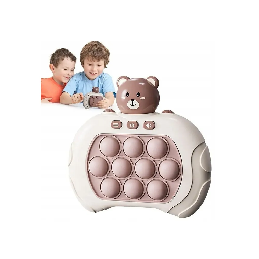 WOOPIE Gra POP IT Interaktywna Antystresowa Zręcznościowa Miś