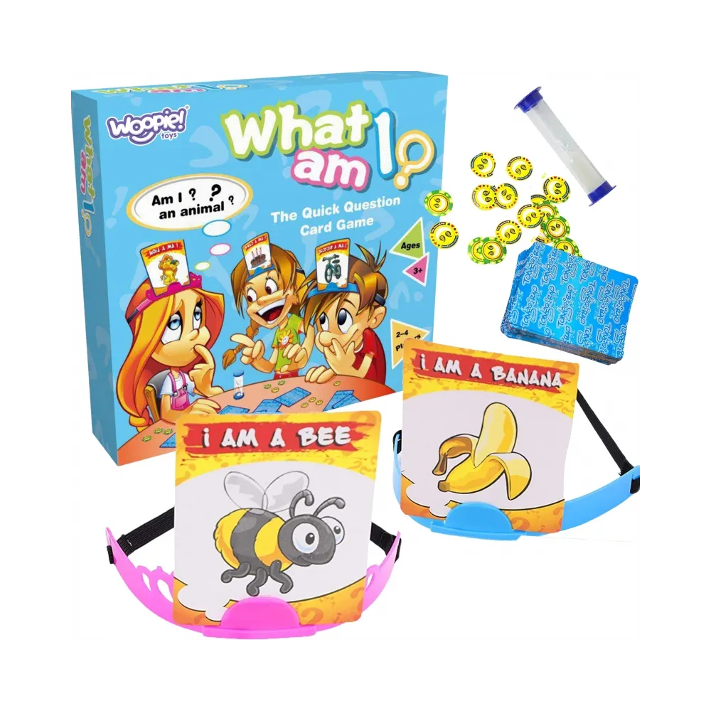 WOOPIE Kim jestem? Zgadnij Gra Rodzinna Rozrywkowa