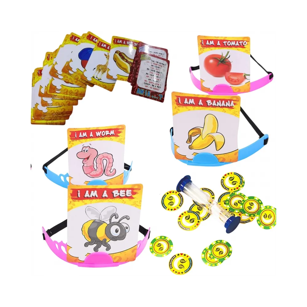 WOOPIE Kim jestem? Zgadnij Gra Rodzinna Rozrywkowa