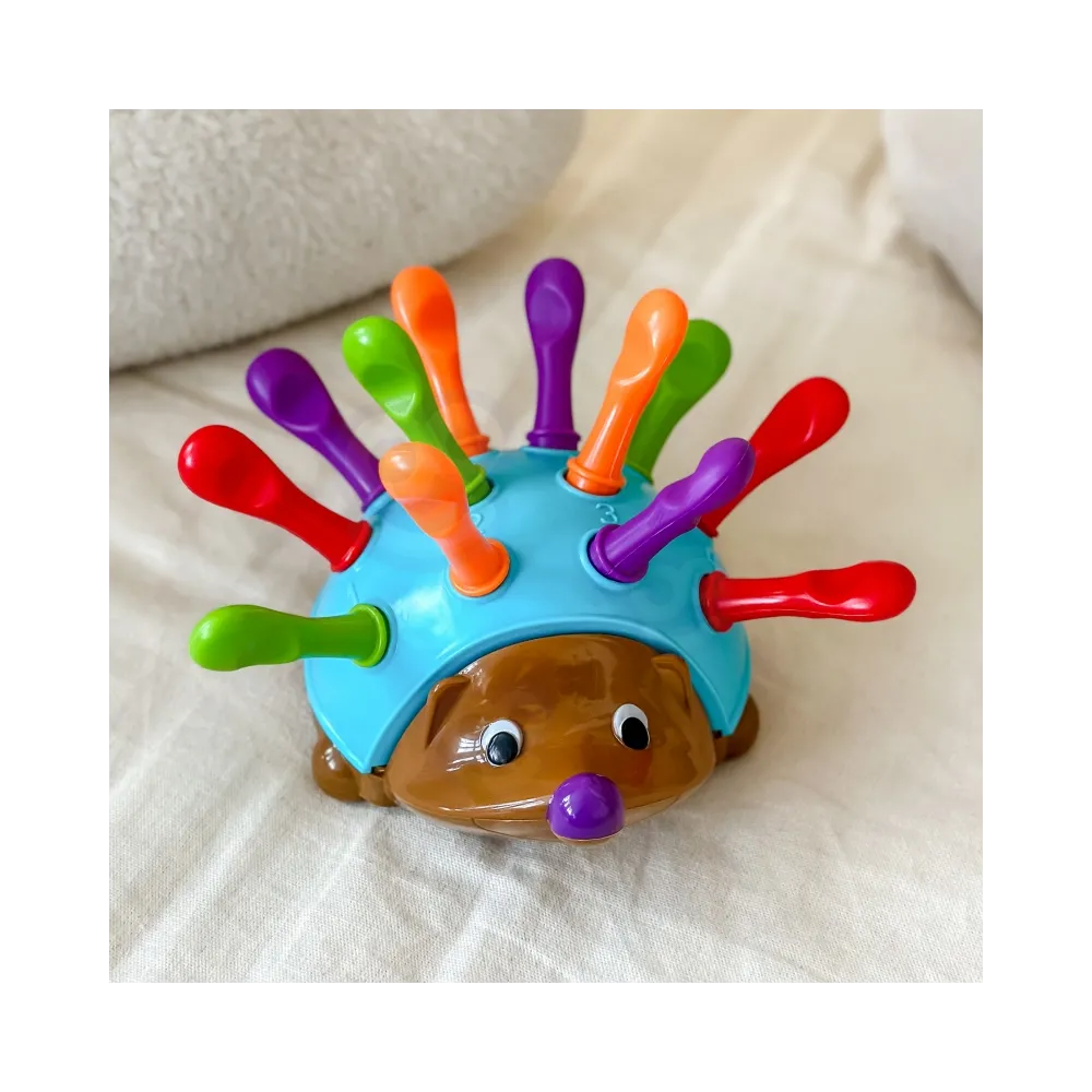 WOOPIE Gra Zręcznościowa Jeżyk Sorter Montessori Nauka Liczb i Kolorów 4w1