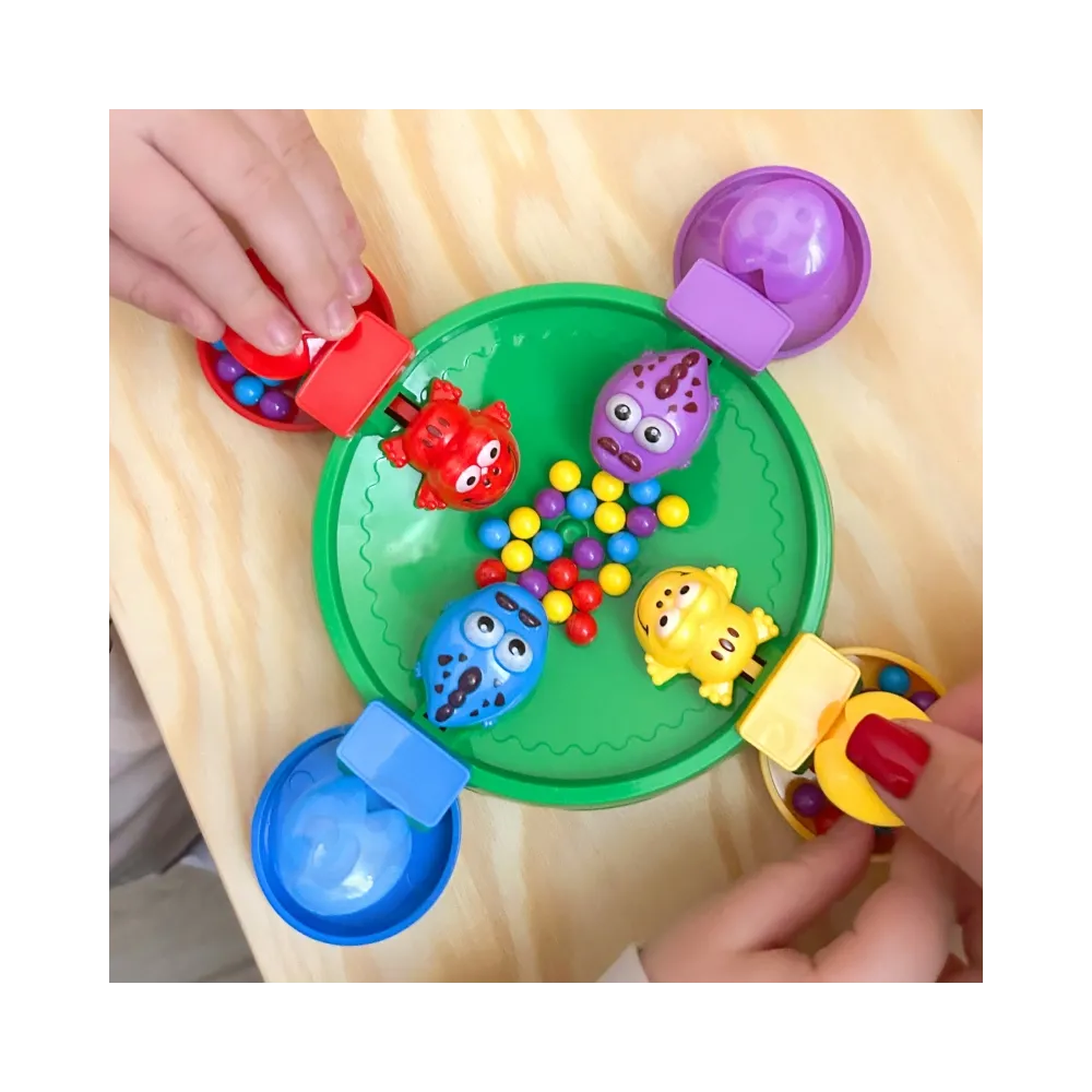 WOOPIE Gra Zręcznościowa Planszowa GŁODNE WESOŁE ŻABKI I KROKODYLKI 3+