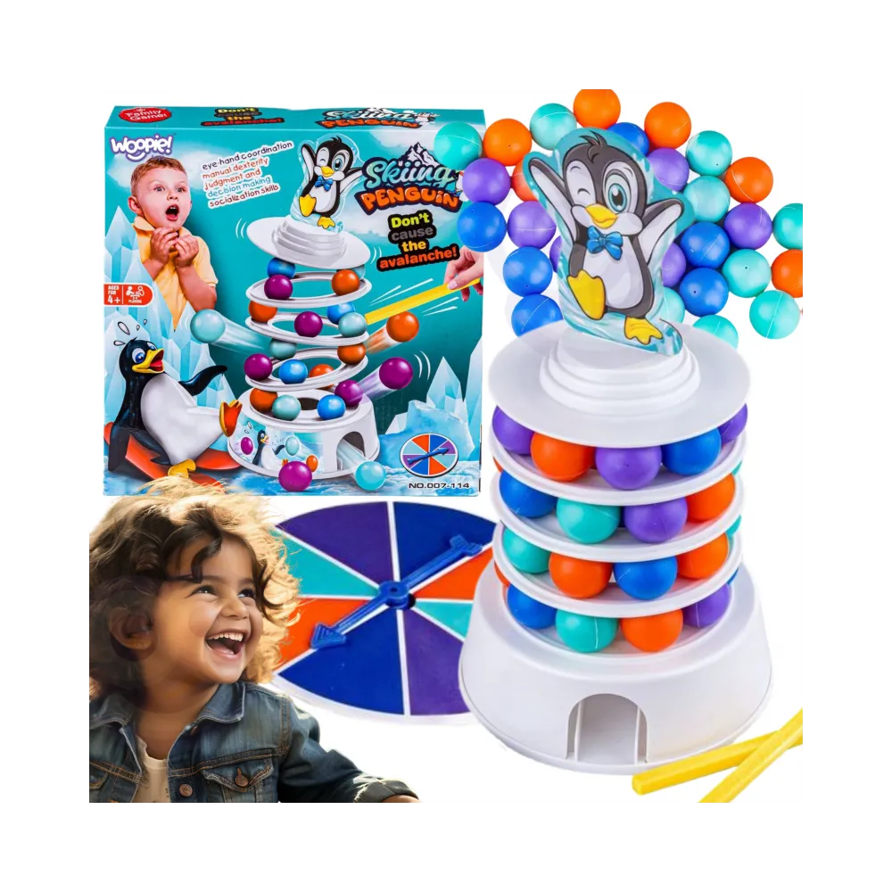 WOOPIE Gra Zręcznościowa Pingwin na Wieży