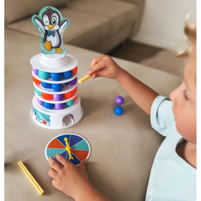 Zajmująca gra rozwijająca zręczność u dzieci i dorosłych.