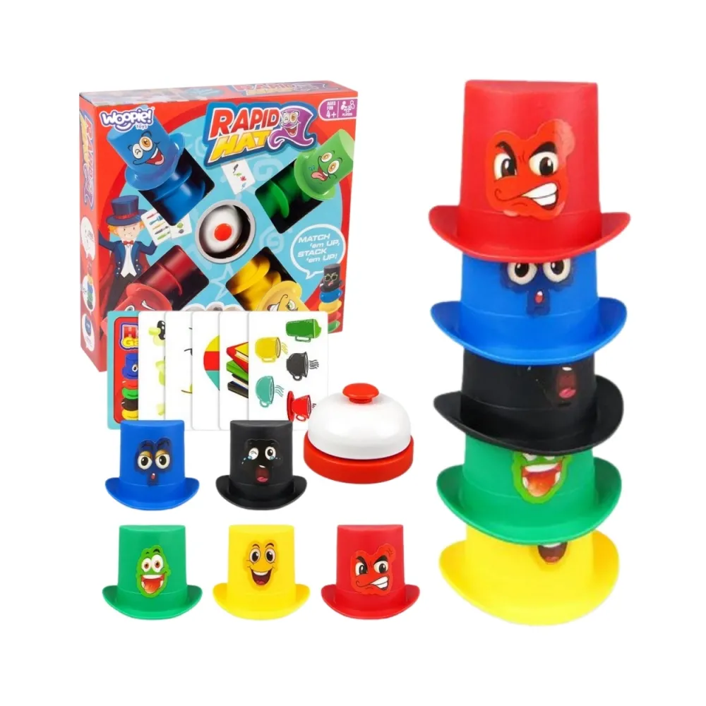 WOOPIE Gra Zręcznościowa Szybkie Kapelusze 4+