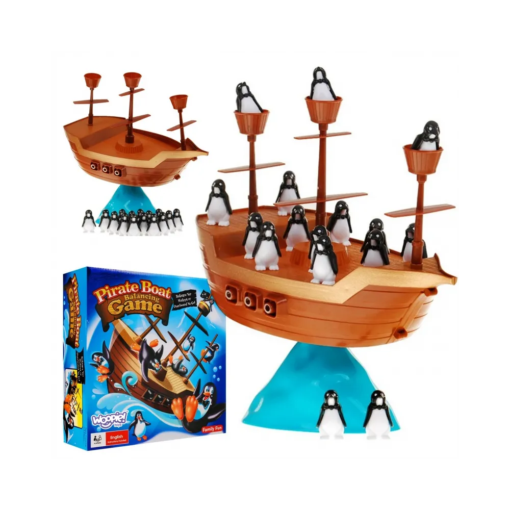 WOOPIE Gra Zręcznościowa Piracki Statek Pingwinów