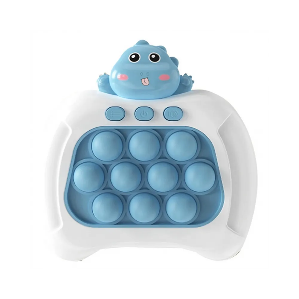 WOOPIE Gra POP IT Elektryczna Antystresowa Zręcznościowa Dinozaur Niebieski