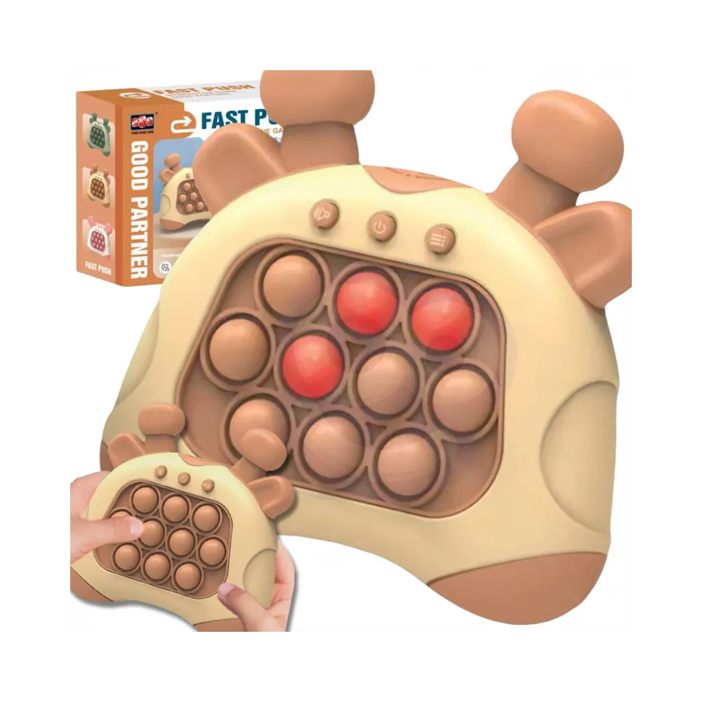 WOOPIE Gra POP IT Elektryczna Antystresowa Zręcznościowa Żyrafka