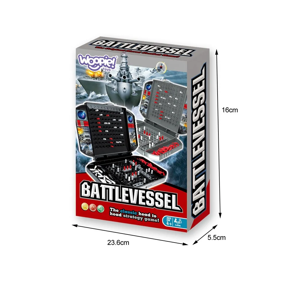 WOOPIE Gra Planszowa Statki MEGA BITWA MORSKA 4+